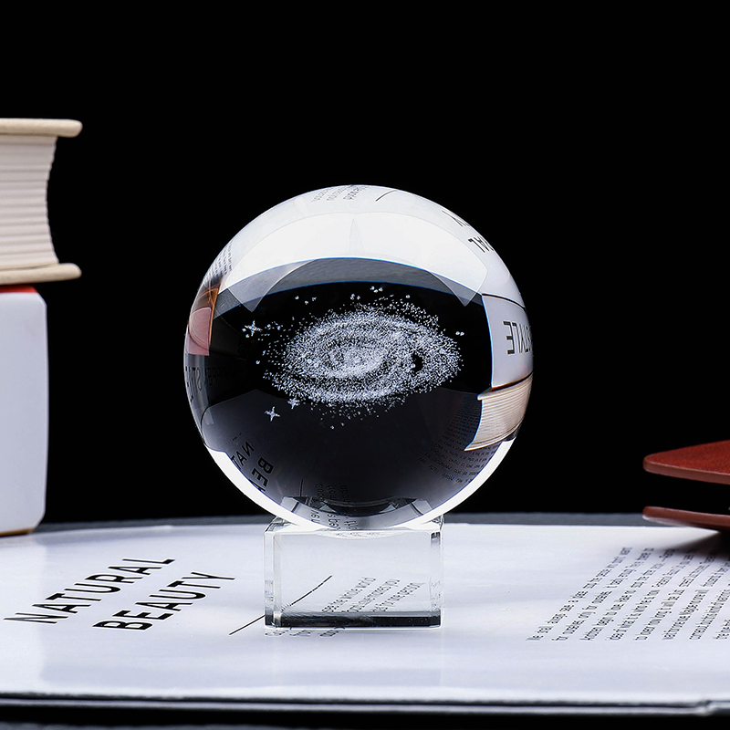 Solar System Model - 80mm Droga Mleczna Galaktyka Kryształowa Kula