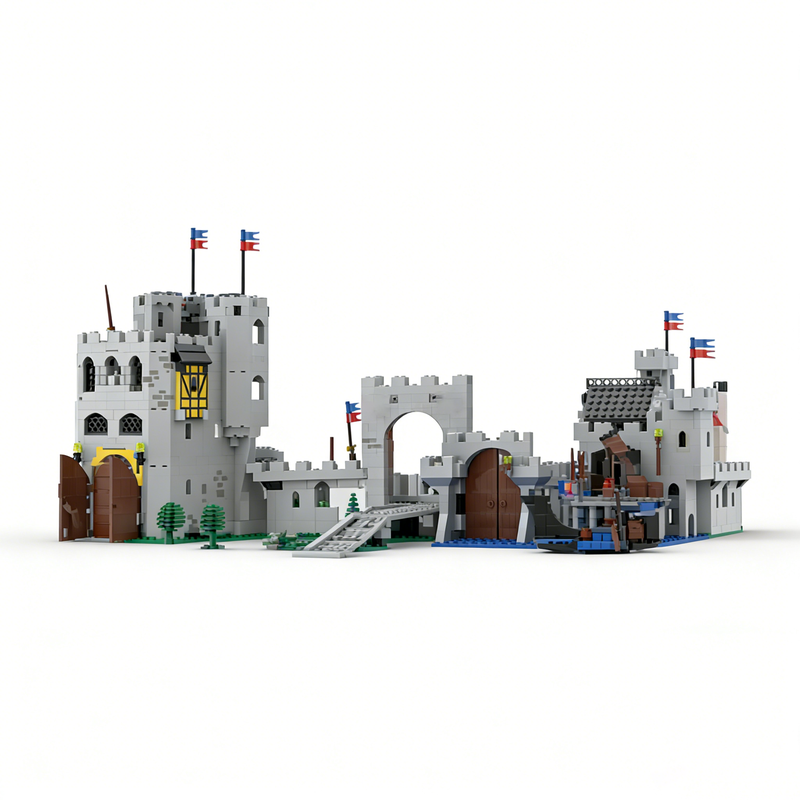 Kingdom Kids Education - 1534 elementy MOC Zamek Klasyczny Model