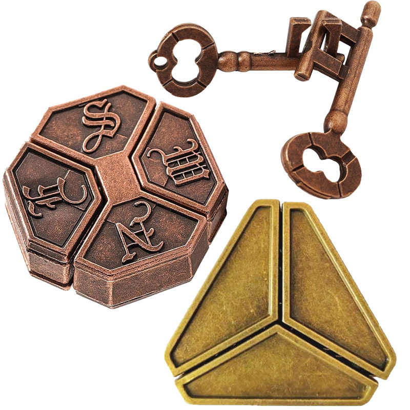 Metal Puzzle Brain Teaser 3PCS – Brain Teaser Cube recenzja i cena