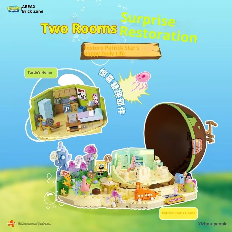 Zestaw klocków Spongebob Patri – Kids No Education recenzja i cena