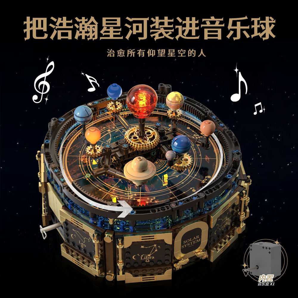 Nowy T1123 989 elementów MOC U – Solar System Model recenzja i cena