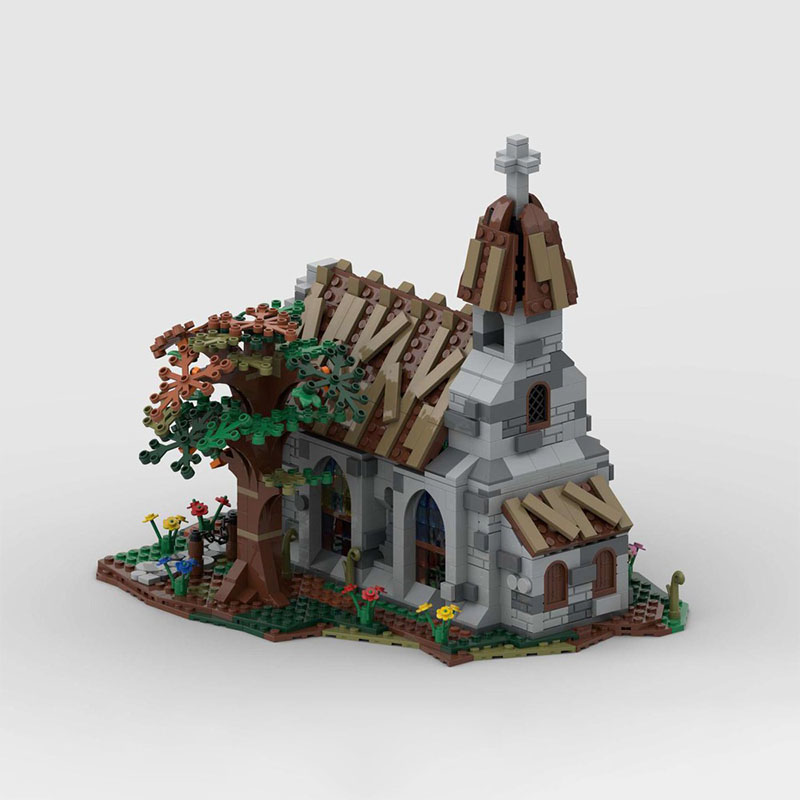 1130 elementów MOC Wioska Kośc – Kingdom Kids Education recenzja i cena