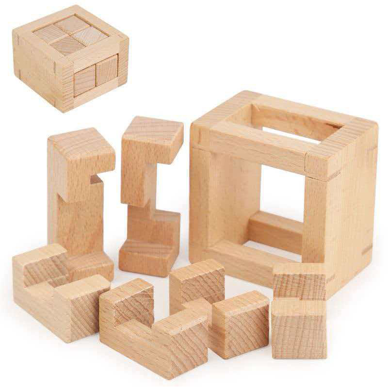 YueYu II Drewniane Puzzle Rozw – Brain Teaser Cube recenzja i cena