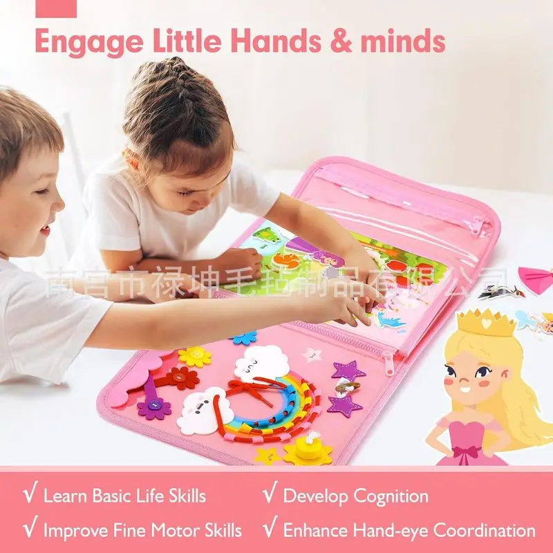 Tablica Manipulacyjna z Filcu  – Kids Education Learning recenzja i cena