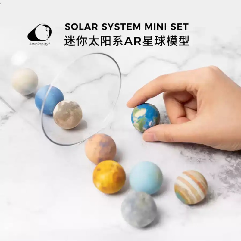 Miniaturowe figurki planet Ukł – Solar System Model recenzja i cena