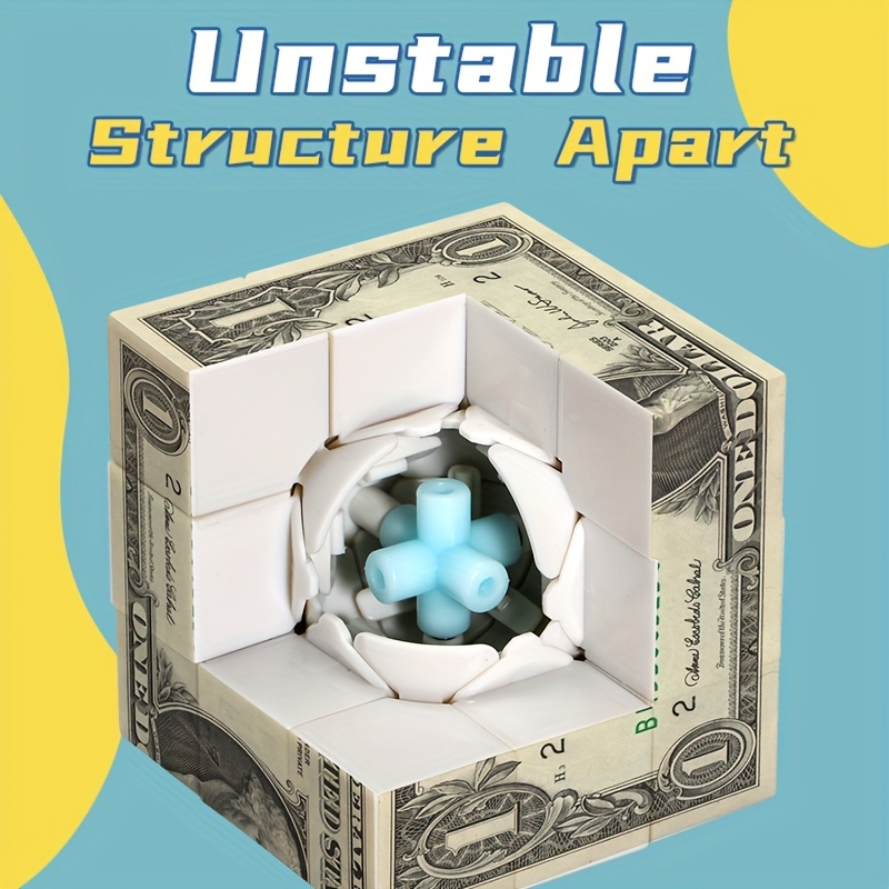 Kostka 3x3 Dolarowa, układanka – Brain Teaser Cube recenzja i cena