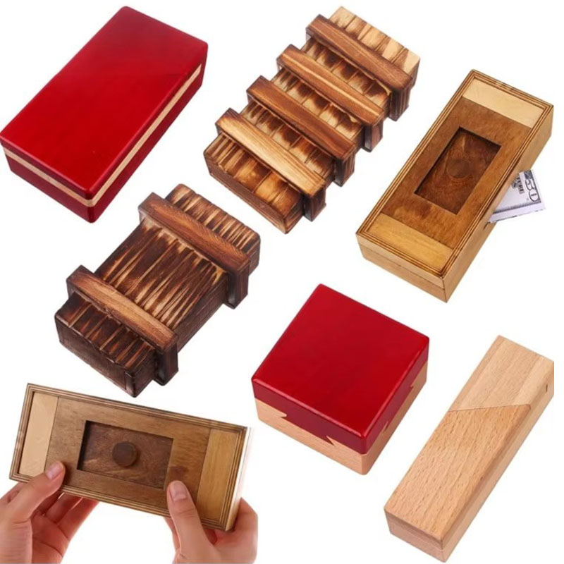 Drewniana Skrzynka Puzzle z Ta – Brain Teaser Cube recenzja i cena
